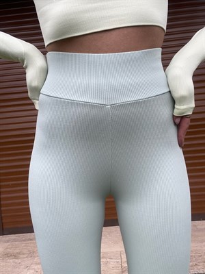 Mujer Su Yeşili Kaşkorse Tayt