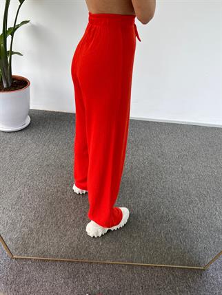 Nar Çiçeği Gofre Pantolon