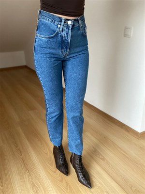 Orijinal Marka 2 Renk Blok Jean