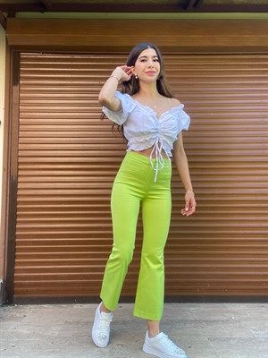 Orijinal Marka Neon Yarım İspanyol Pantolon