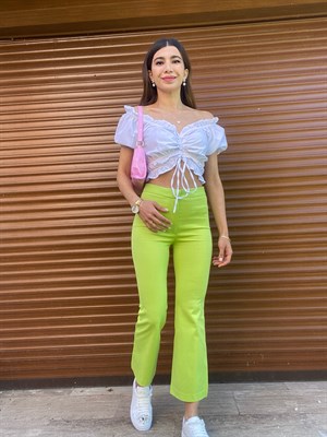 Orijinal Marka Neon Yarım İspanyol Pantolon