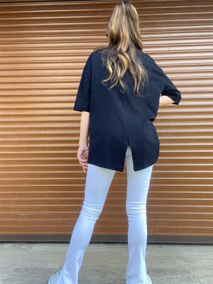Orijinal Marka Oversize Siyah Tshirt