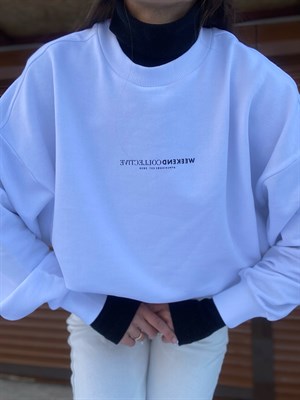 Orijinal Marka Oversize Weekend Collection  Sweatshirt