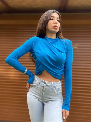 Orijinal Marka Piliseli Mavi Bluz