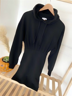 Orijinal Marka Kapüşonlu Sweatshirt Elbise