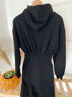 Orijinal Marka Kapüşonlu Sweatshirt Elbise