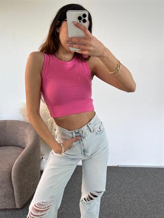 Pembe Halter Crop 