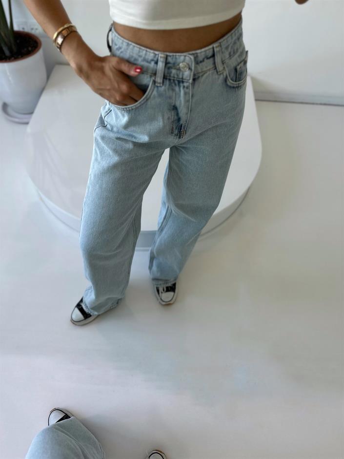 Prime Light Blue Wide Leg  Palazzo Jean