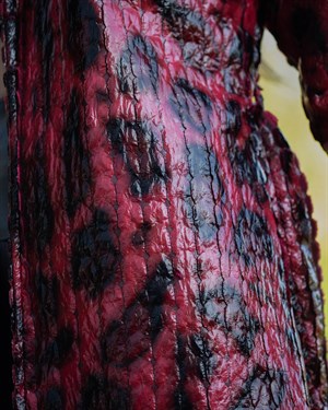 Rojo Yılan Desenli Kırmızı Ceket