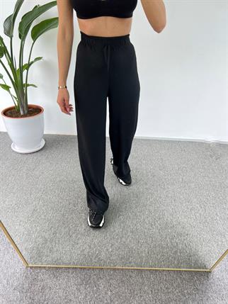 Siyah Gofre Pantolon 