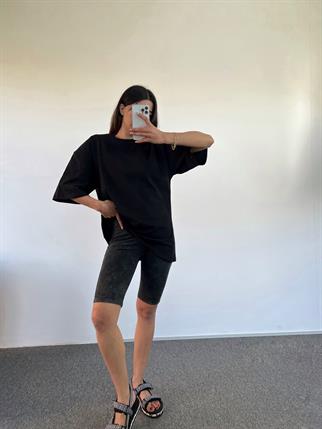 Siyah Oversize Tshirt 