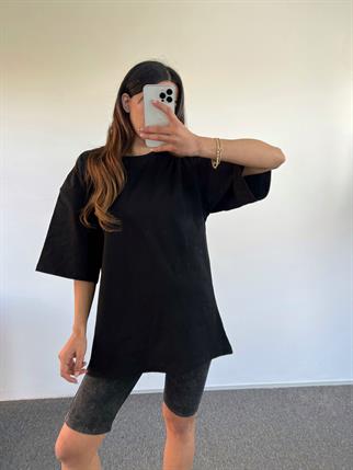 Siyah Oversize Tshirt 