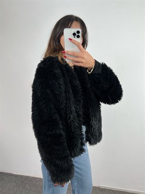 Siyah Peluş Kürk 