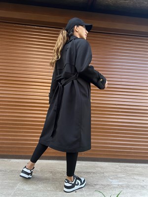 Siyah Premium Trençkot