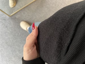 Siyah Şardonlu Basic Sweat 