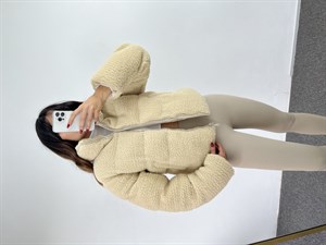 Teddy Taş Peluş Mont 