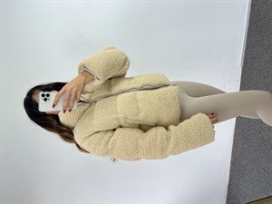 Teddy Taş Peluş Mont 