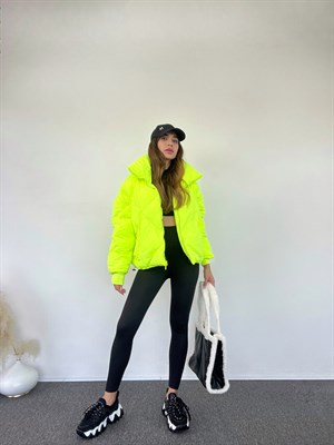 Voig Neon Dik Yaka Mont