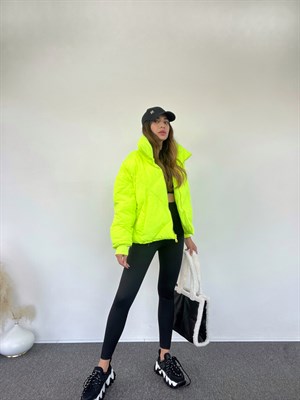 Voig Neon Dik Yaka Mont