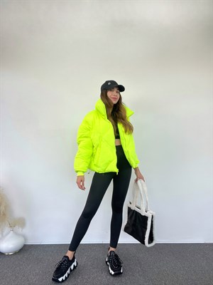 Voig Neon Dik Yaka Mont