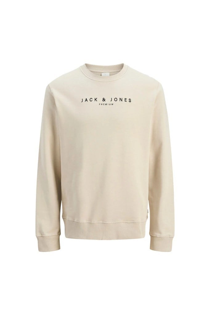 12283436-JPRCCJAYSON SWEAT CREW NECK GREY SILVER ERKEK SWEATSHİRT