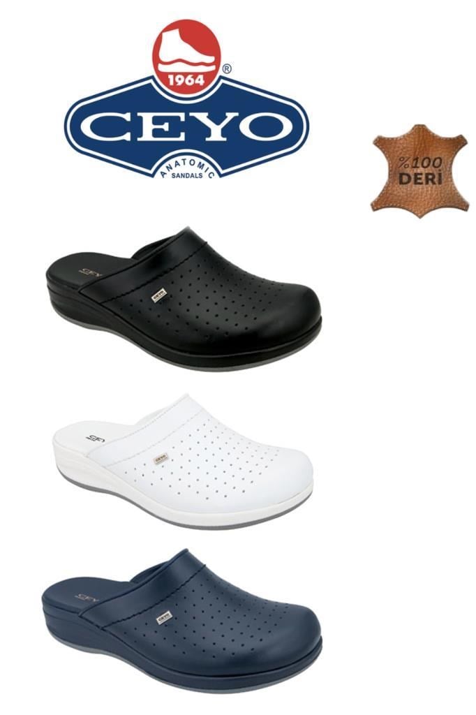 CEYO 9844-1 HAKİKİ DERİ SABO ANATOMİK TERLİK