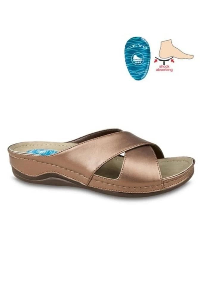 CEYO 9946-1 BAKIR ANATOMİK KADIN TERLİK 