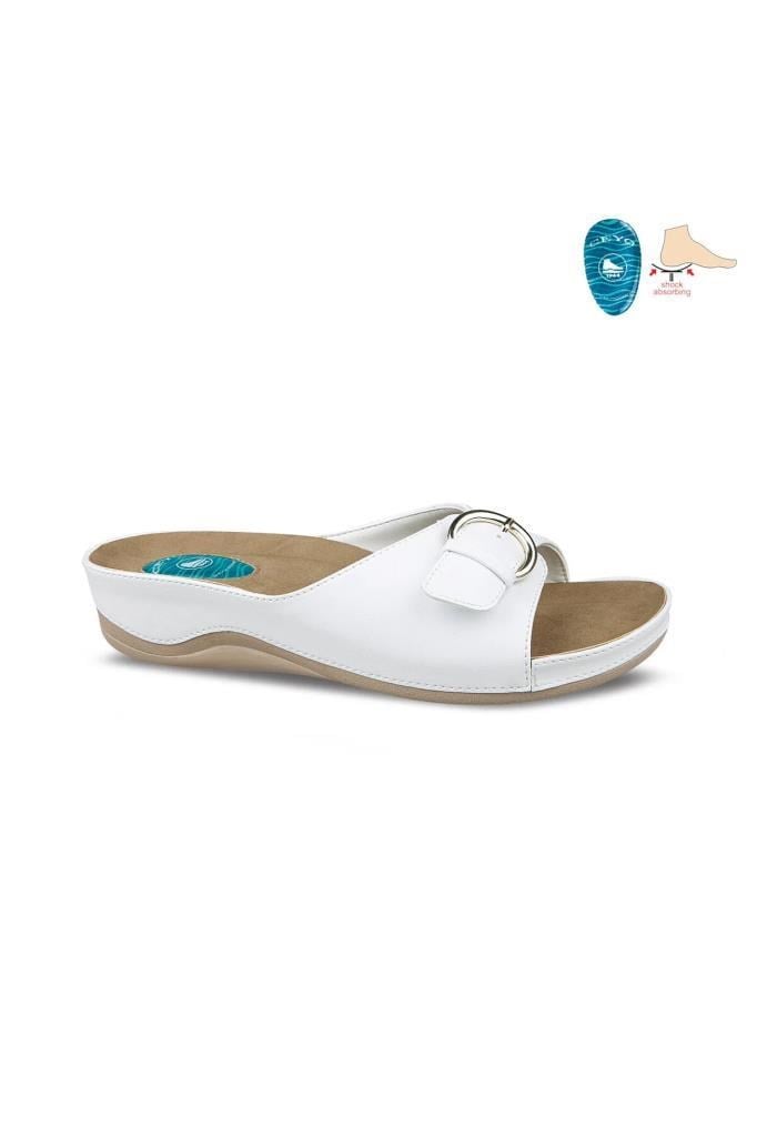 CEYO 9946-26 BEYAZ ANATOMİK KADIN TERLİK 