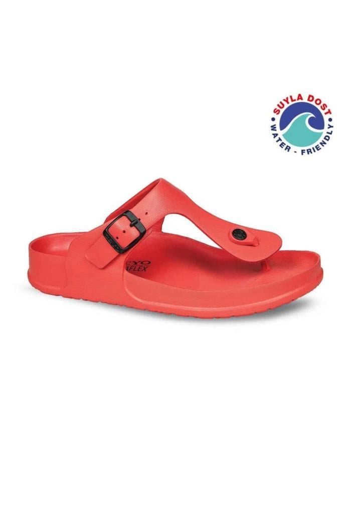 CEYO AQUAFLEX-Z KIRMIZI SUYLA DOST ANATOMİK KADIN TERLİK 