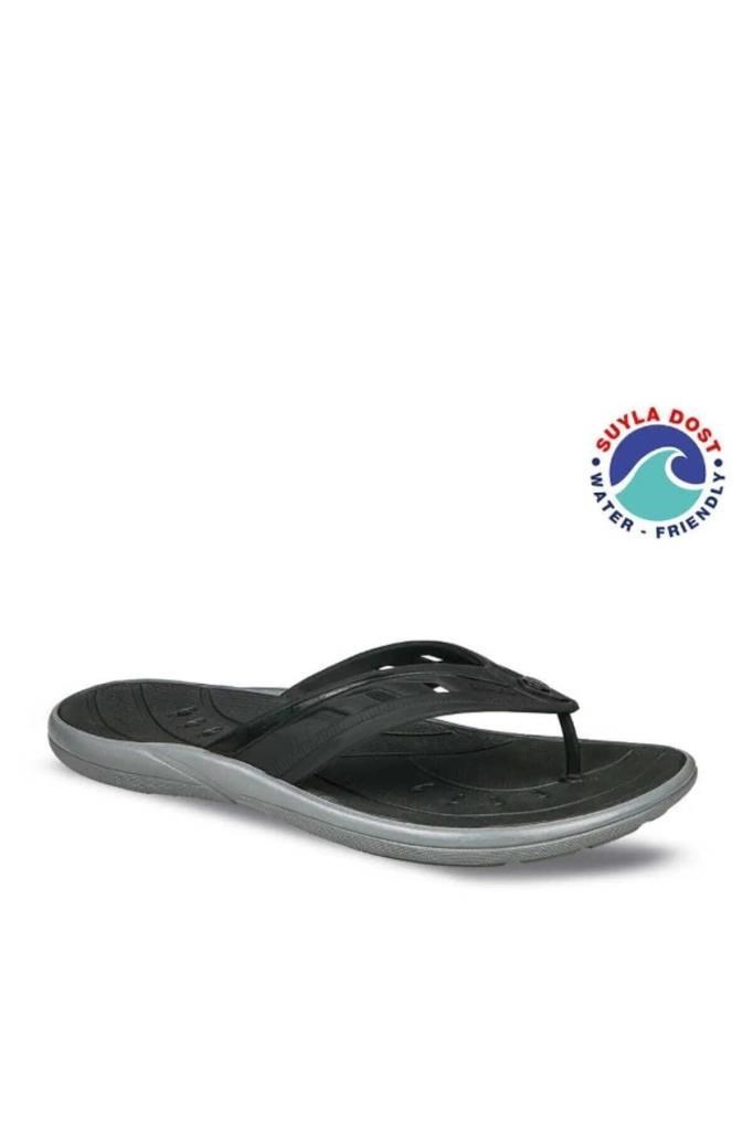 CEYO NEW SPLASH-M1 SUYLA DOST PARMAK ARASI SİYAH ERKEK TERLİK