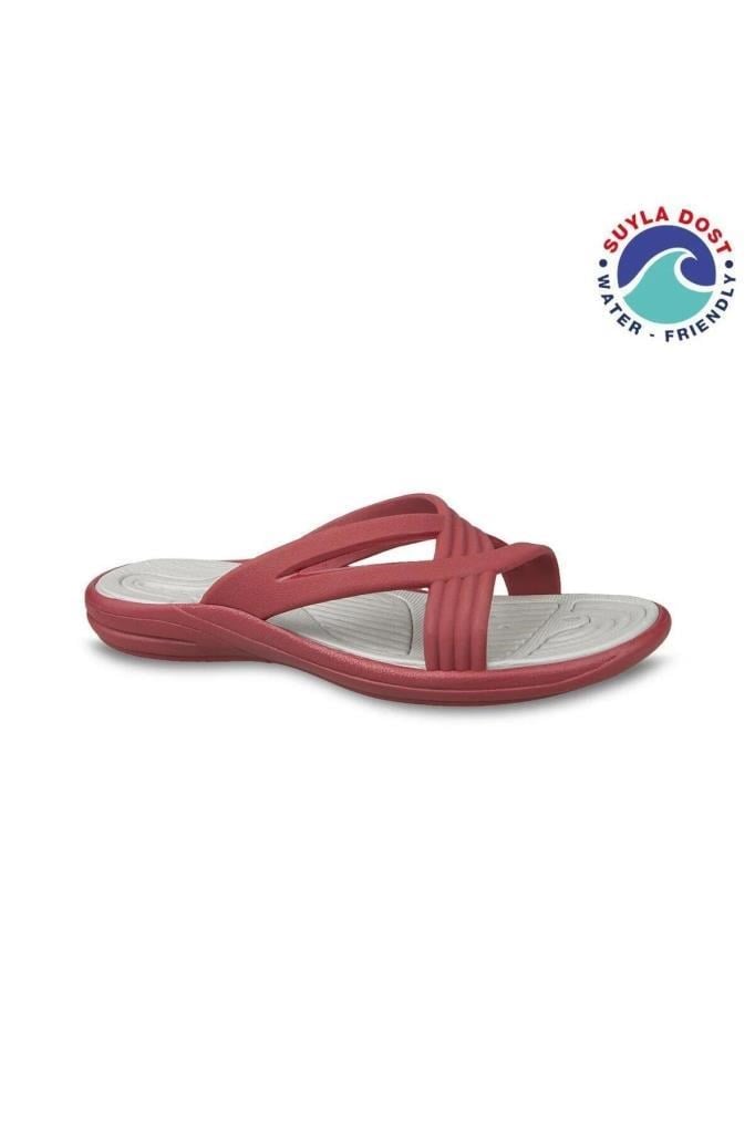 CEYO SPLASH-Z4 KIRMIZI DENİZ/PLAJ KADIN TERLİK 