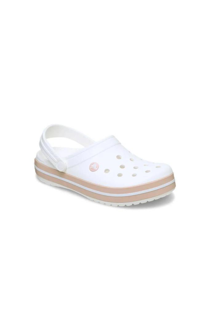 CROCS 11016-CROCBAND 1WE-WHITE/PINK CARAMEL KADIN TERLİK
