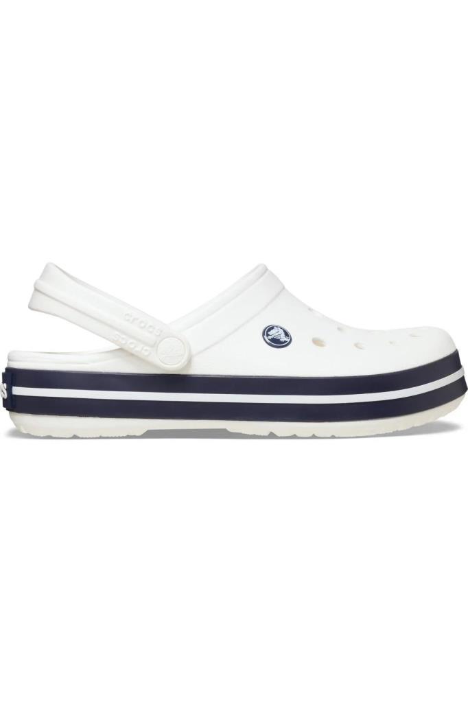 CROCS 11016-CROCBAND 1WW-WHITE/WHITE/NAVY ERKEK TERLİK