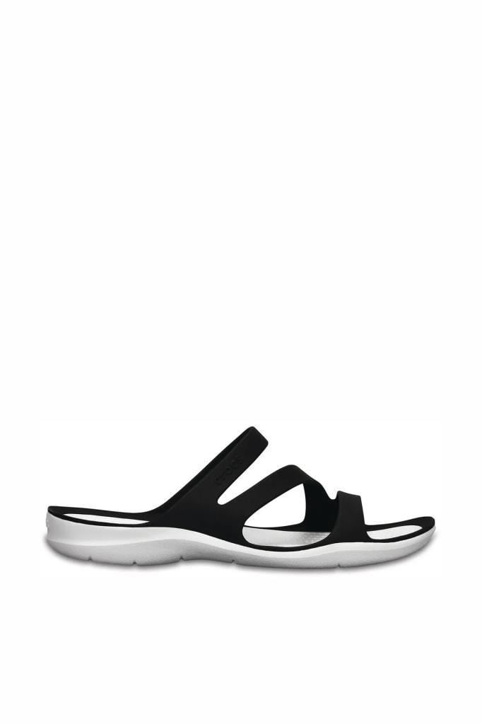 CROCS 203998 - SWIFTWATER 066-BLACK WHITE ERKEK TERLİK
