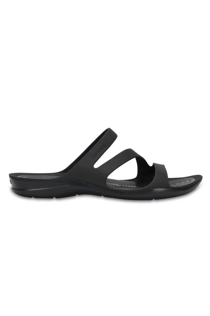 CROCS 203998-SWIFTWATER SANDAL W 060-BLACK KADIN TERLİK