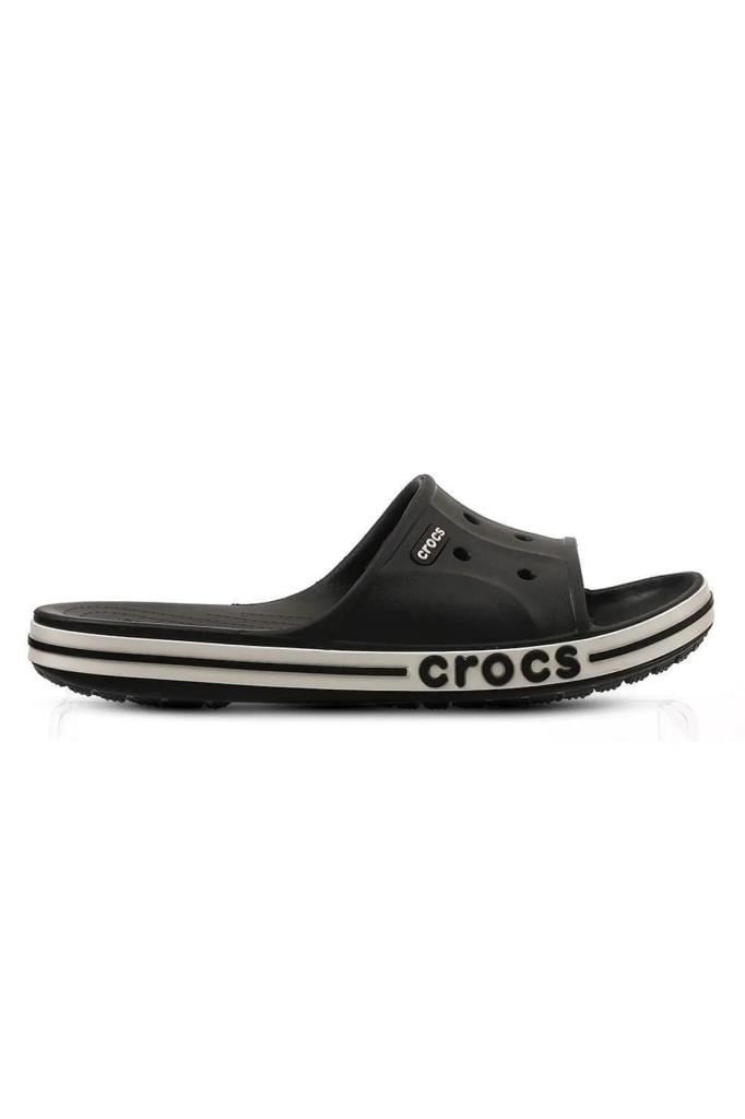CROCS 205392-BAYABAND SLD. 066-BLACK/WHITE UNİSEX TERLİK