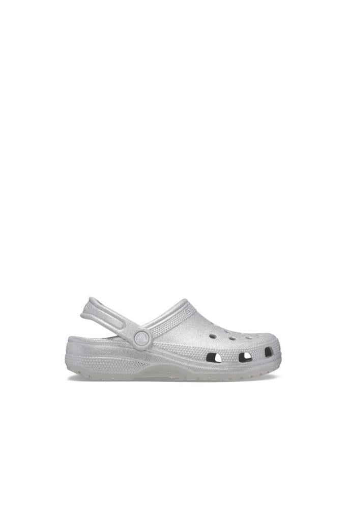 CROCS 205942-CLASSIC GLITTER 0IC-SILVER KADIN TERLİK