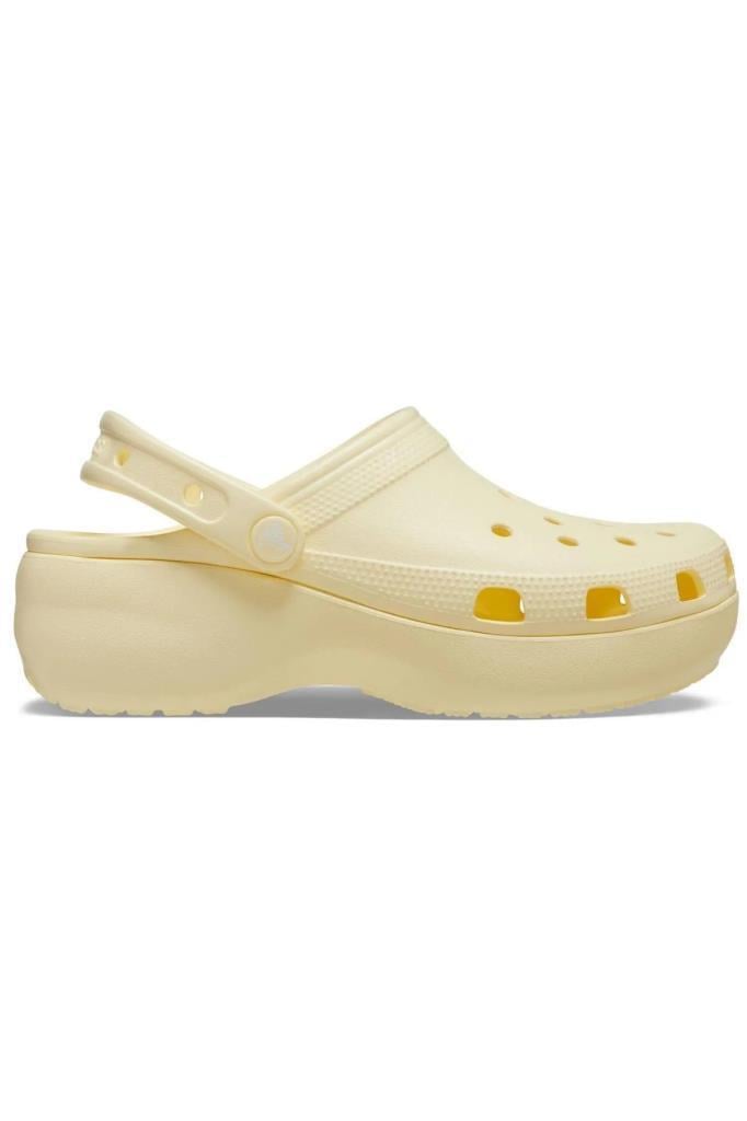 CROCS 206750 - CLASSIC PLAT 76O-BUTTERCREAM PLATFORM TABAN KADIN TERLİK