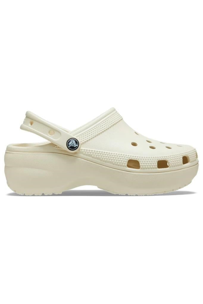 CROCS 206750-CLASSIC PLATFORM W 2Y2-BONE PLATFORM TABAN KADIN TERLİK