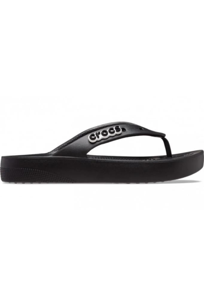 CROCS 207714-PLATFORM 001-BLACK PARMAK ARASI KADIN TERLİK