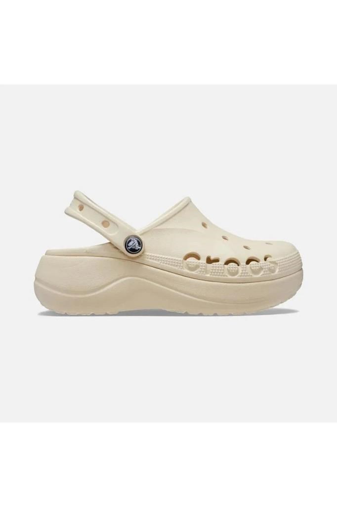 CROCS 208186-BAYA PLT 11S-WINTER WHITE PLATFORM TABAN KADIN TERLİK