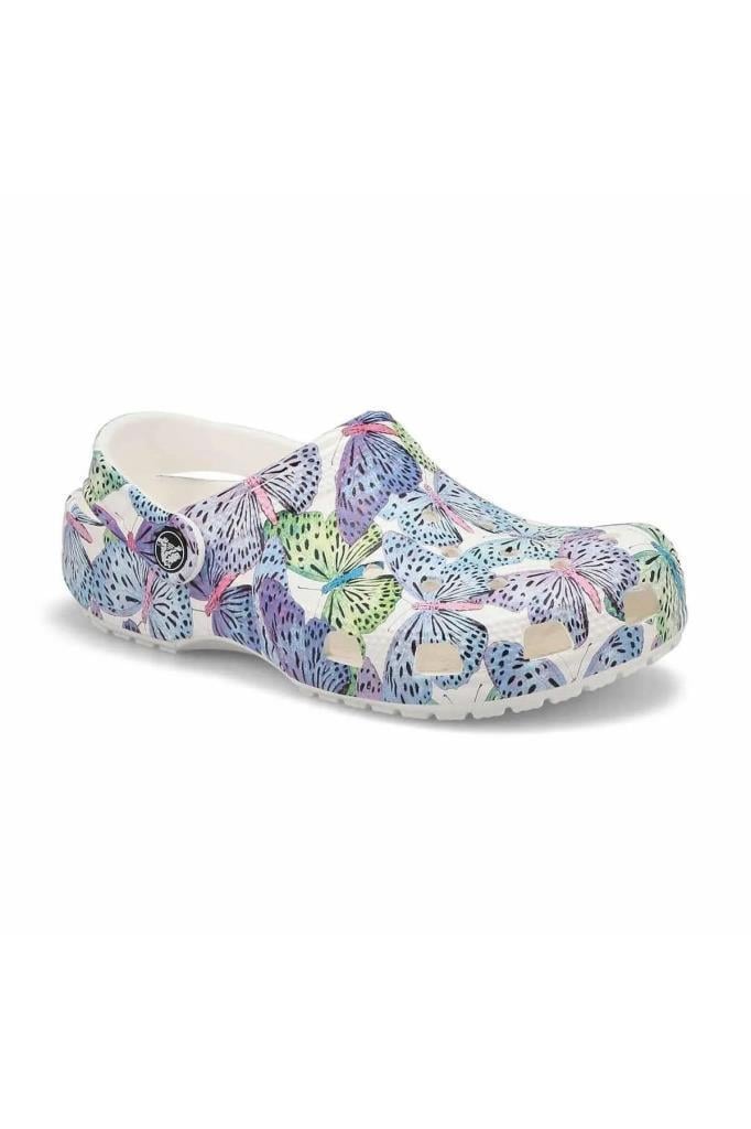 CROCS 208297-BUTTERFLY K 94S-WHITE/MULTI ÇOCUK TERLİK