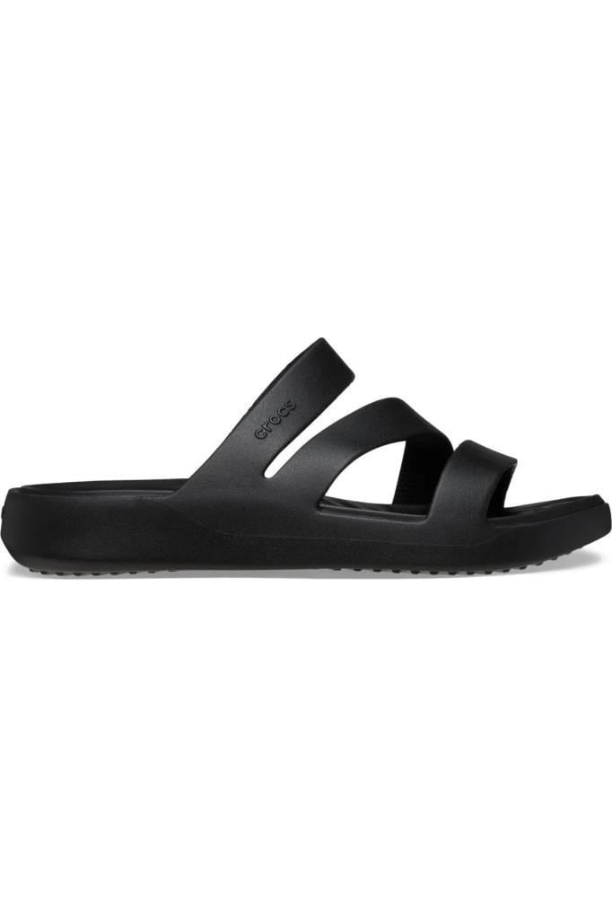CROCS 209587 - GATAWAY STRAPPY 001- BLACK PARMAK ARASI KADIN TERLİK