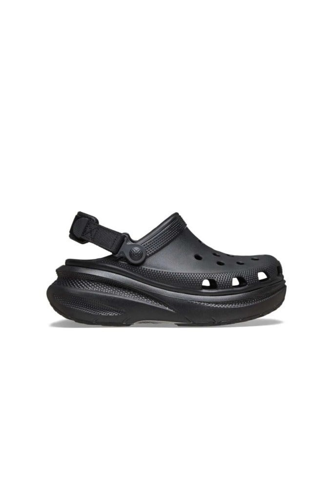 CROCS 213448-NEW CRUSH CLOG 001-BLACK KADIN TERLİK