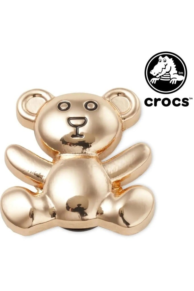 CROCS JIBBITZ 10011085-GOLD TEDDY BEAR UNI NS TERLİK SÜSÜ