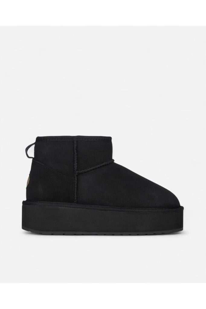EMU Australia STINGER MICRO FLATFORM W13082 BLACK KADIN BOT
