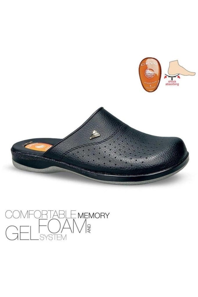 Erkek Anatomik Günlük Rahat Sabo Terlik 9846 Flex-1 Siyah 