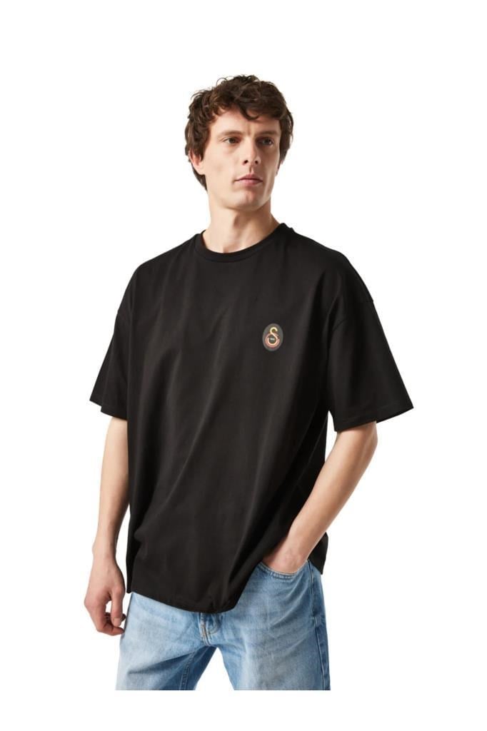 GALATASARAY E251066 ERKEK T-SHIRT SIYAH