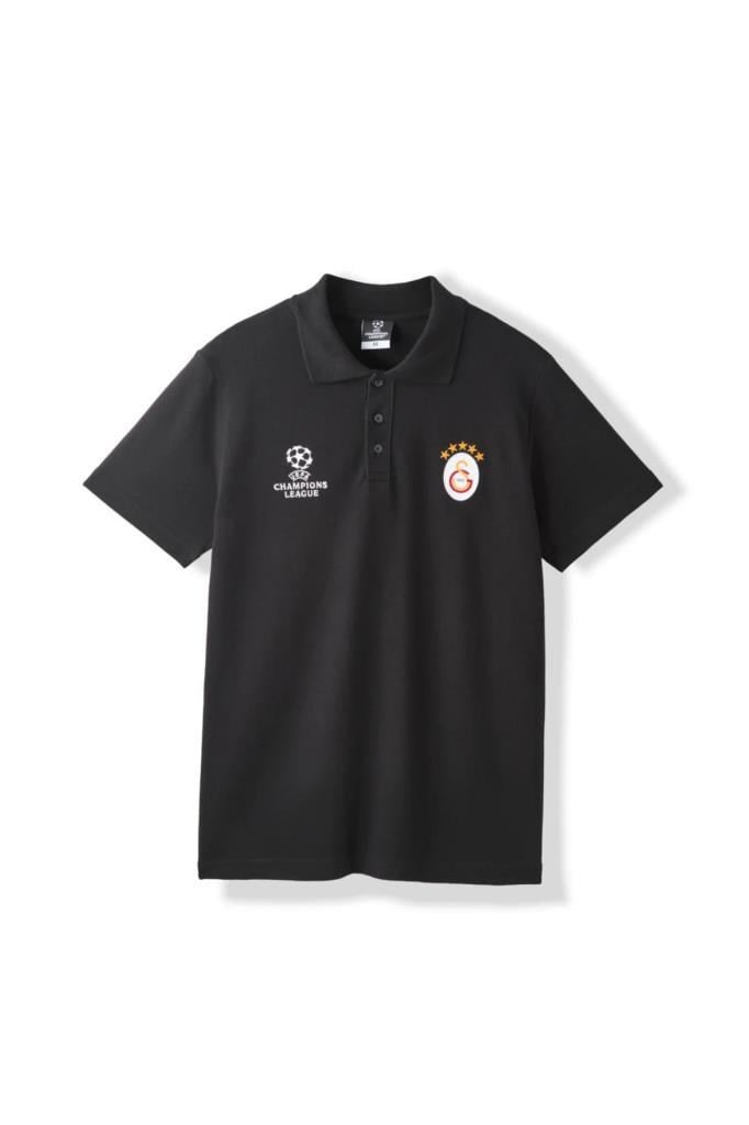 GALATASARAY E252220 UCL SIYAH ERKEK T-SHİRT 