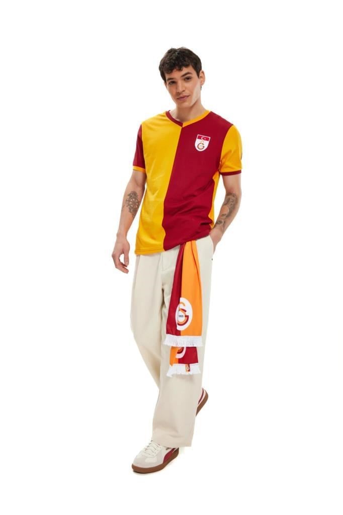 GALATASARAY E88098 SARI KIRMIZI T-SHIRT